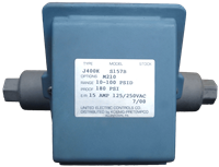 400 Series Type J400K Models S147B & S157B Differential Pressure Switch